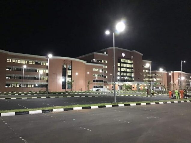 Delta State Secretariat at night