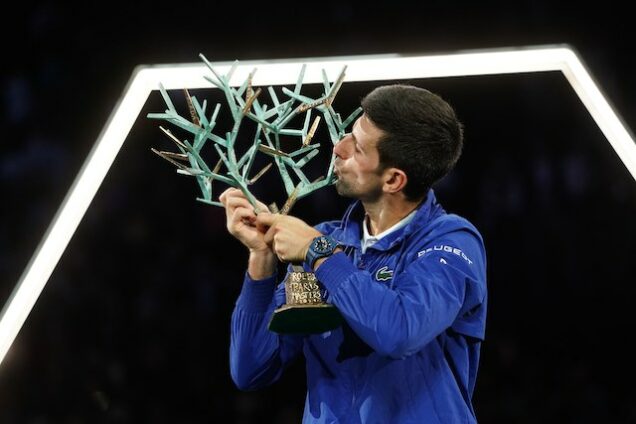Djokovic wins 6th Paris Masters