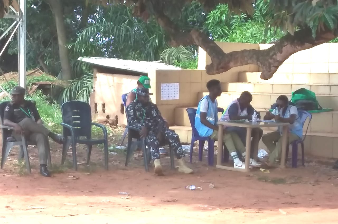 Empty polling units in Anambra (Photos)