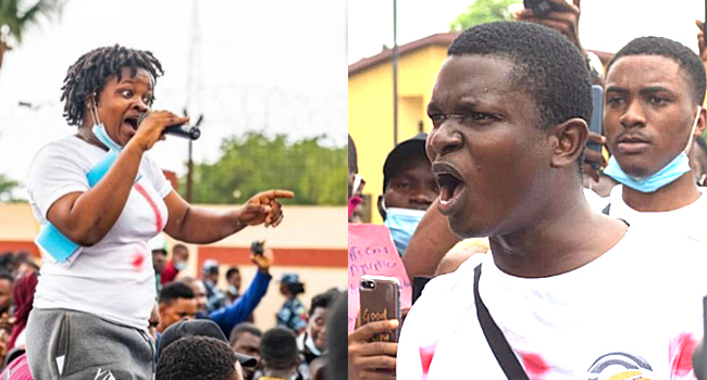 #EndSARS promoters, Rinu and Majekodunmi