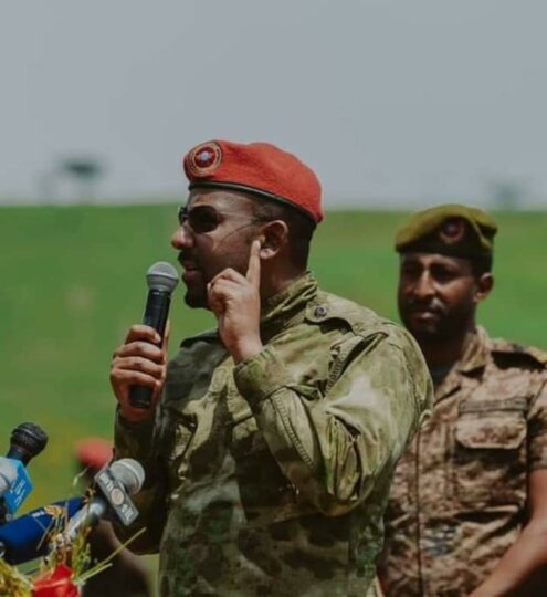 Ethioipan PM Abiy Ahmed goes on the battle front