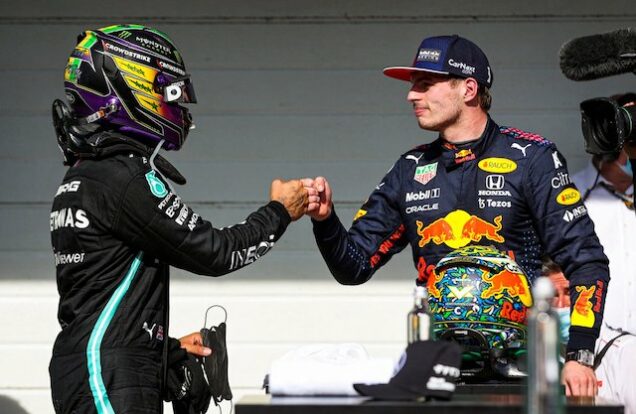 Hamilton and Max Verstappen