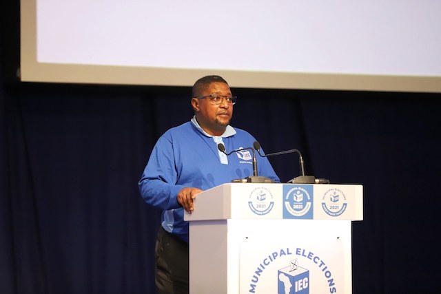 IEC Chairperson Glen Mashinini