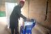 Chief John Bosco Onunkwo casting his vote at Umuchu in Aguata Local Government Area of the state.