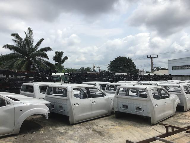 Some of the cars being produced locally