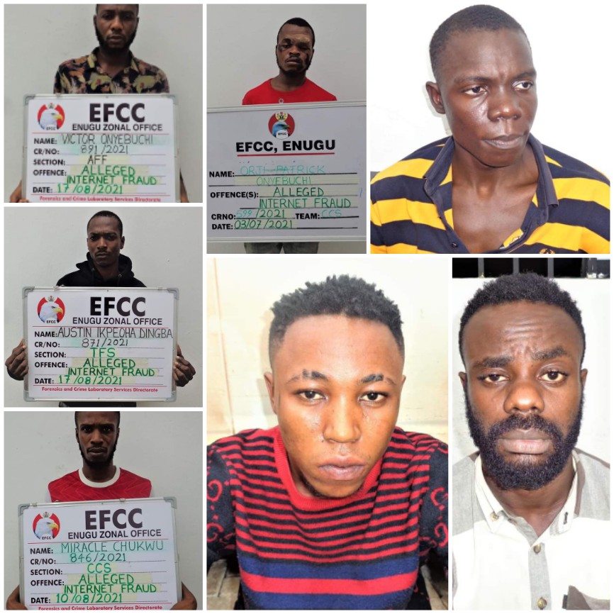 Internet fraudsters jailed in Enugu