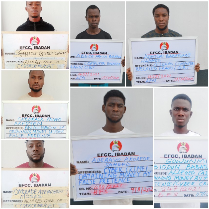 Fraudsters jailed in Ibadan, Oshogbo