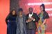 L-R: Mrs. Ibukun Oyedeji, President, CFA Society Nigeria; JK Randle, Chairman, JK Randle Professional Services, presenting the Microfinance Bank of the Year Award to Mr. Oluremi Akande, Head, Communications and Branding, LAPO Microfinance Bank Limited, and Mrs. Paula Ikemsinchi Aniobi, Head SME, at the 2021 BusinessDay Banks and Other Financial Institutes' (BAFI) Awards in Lagos, at the weekend.