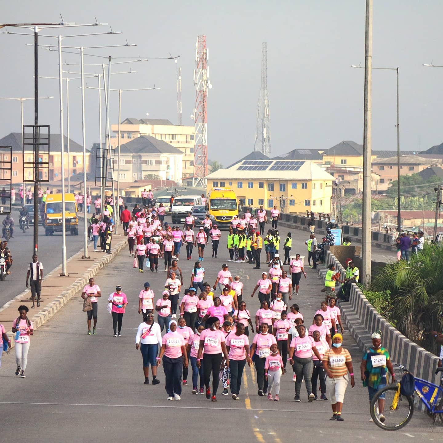 Lagos women run