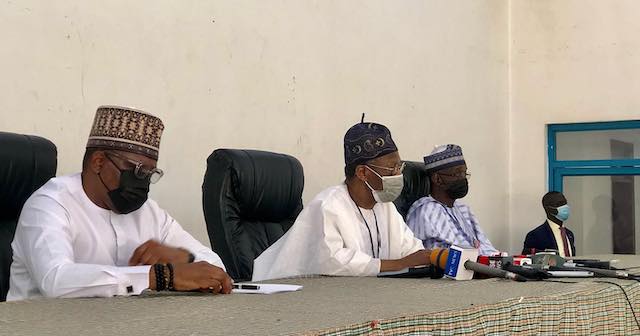 Lai, Aregbesola, others meet in Abuja; speak on national unity