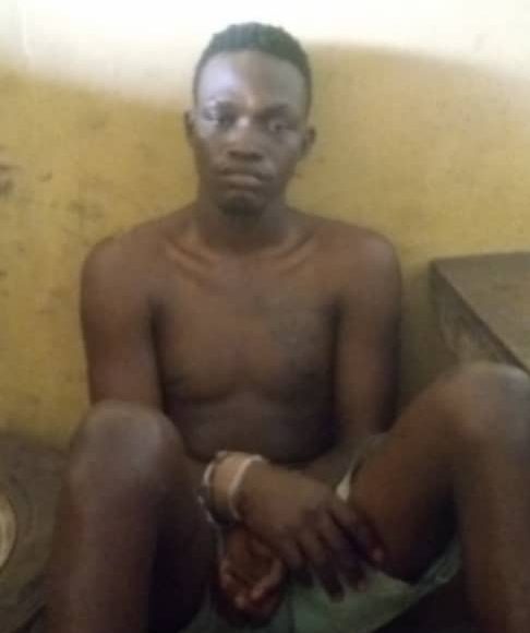 The suspect Mojiyagbe Olamilekan