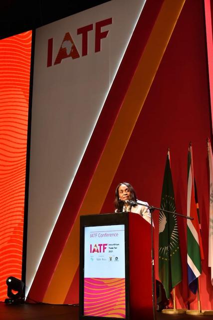 Kanayo Awani at the closing ceremony for IATF