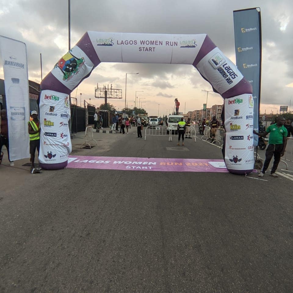 Lagos women run