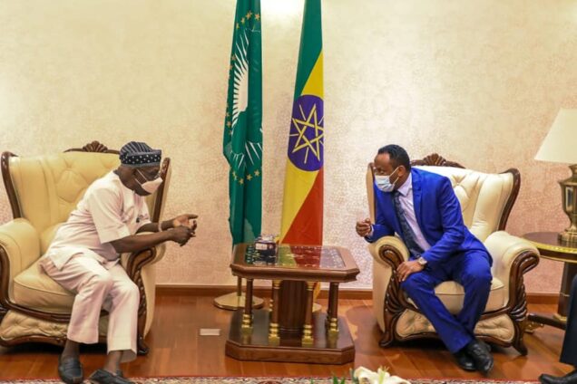 Obasanjo with Ethiopian Prime Minister Abiy Ahmed in October