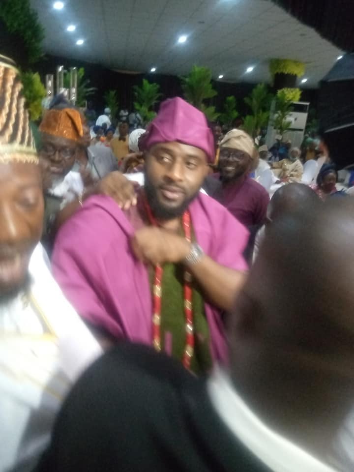 Debo Ogundoyin arriving for the engagement at U.I.