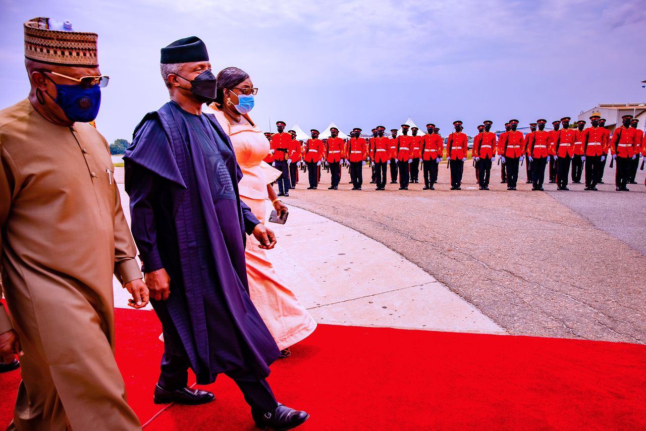 Osinbajo during the ECOWAS meeting