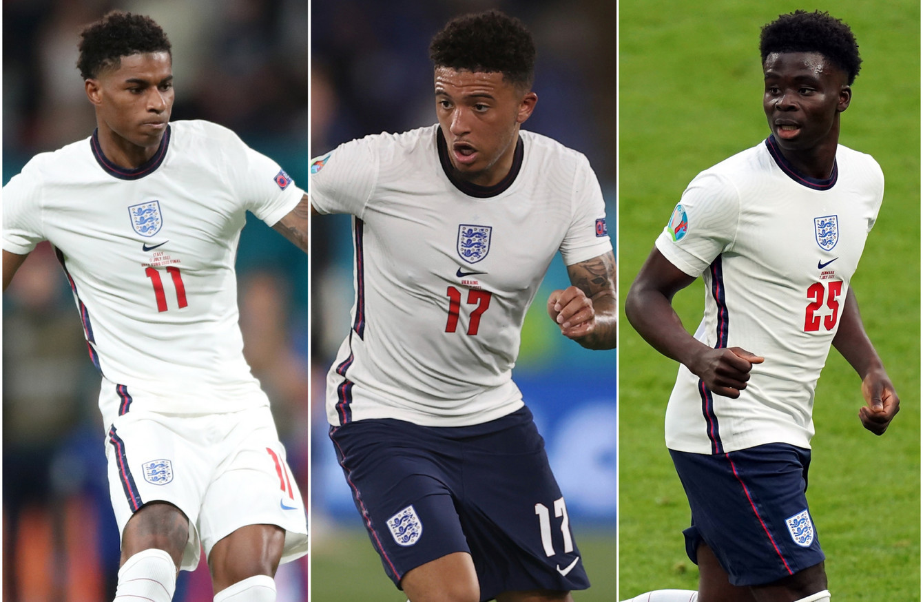 Court jails Jonathan Best for racially abusing Marcus Rashford, Jadon Sancho and Bukayo Saka ( pictured above) on Facebook for missing penalties the Euro 2020 final