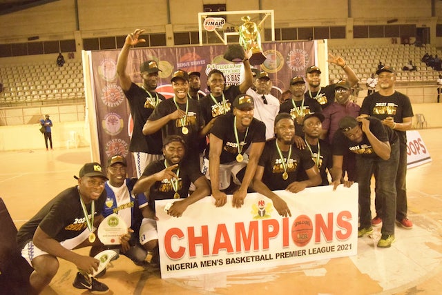 Rivers Hoopers champions of Nigeria's Basketball Premier League
