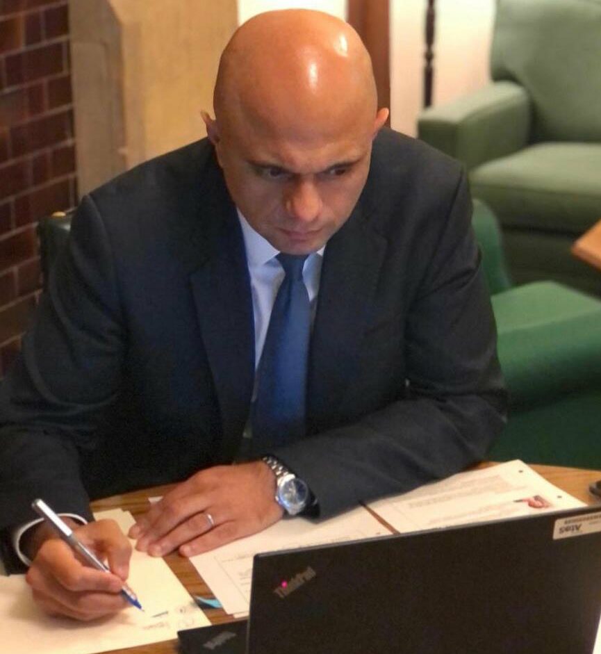 Sajid Javid British health secretary: Omicron alert