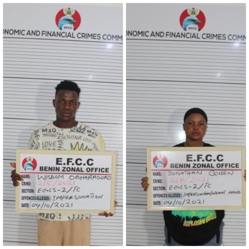 Wisdom Ogharadoro and Jonathan Queen sent to jail