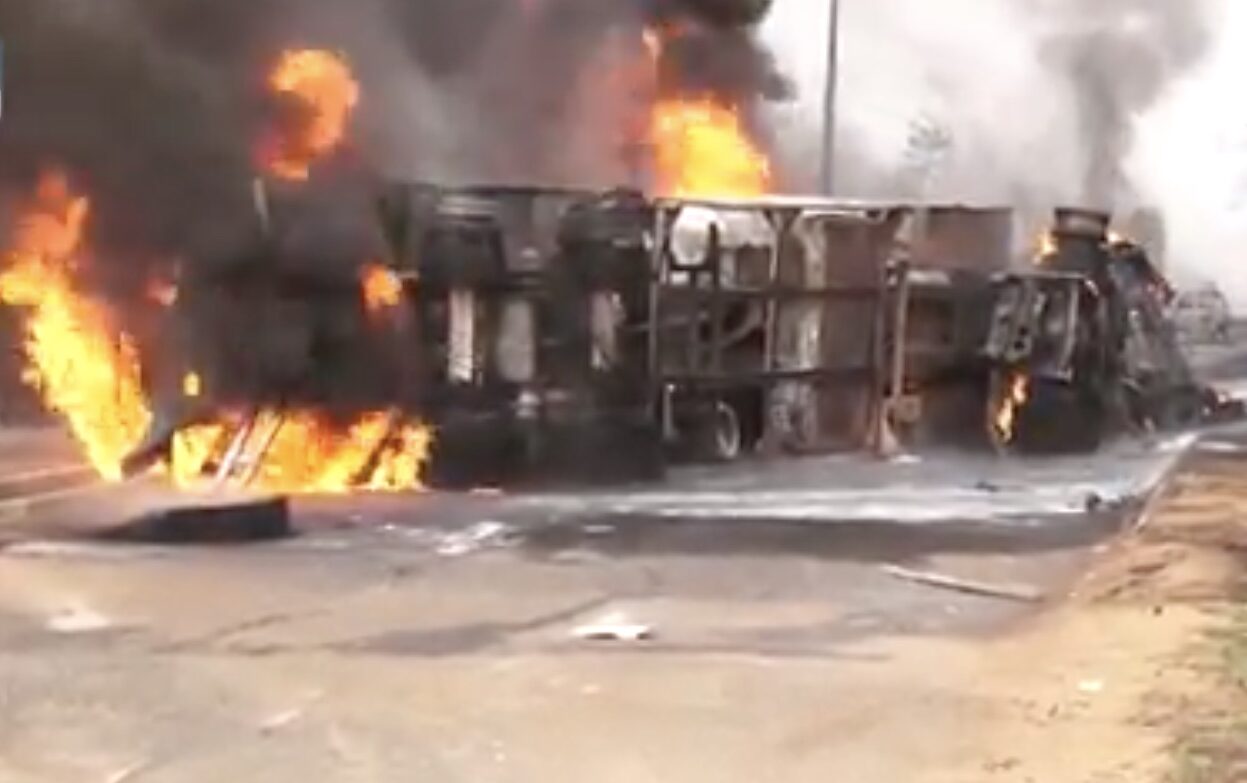 Petrol tanker explodes in Anambra; 2 dead