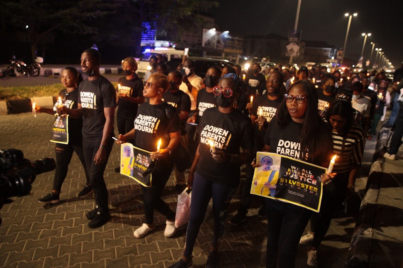 Dowen College parents hold candlelight for Oromoni