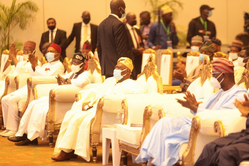 Sanwo-Olu and others at the event