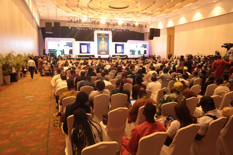 A cross section of well-wishers at the event