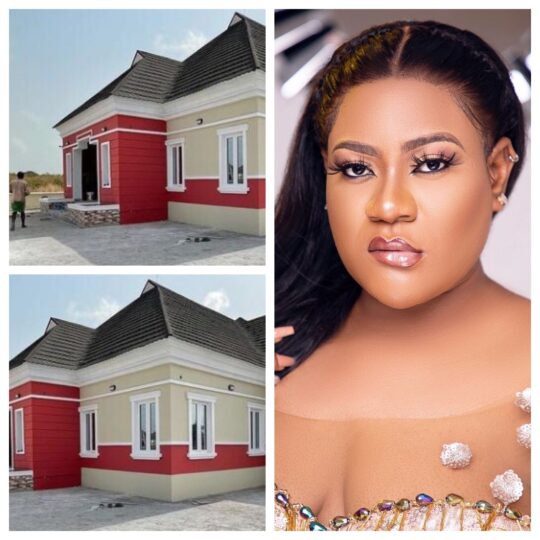 Nkechi Blessing and her new house