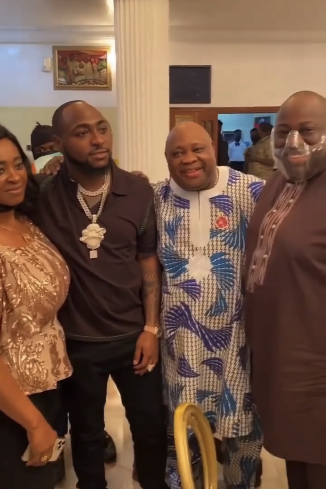 Davido, Sen. Adeleke and Dele Momodu