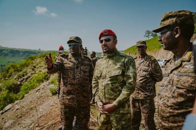 Abiy Ahmed on the frontline