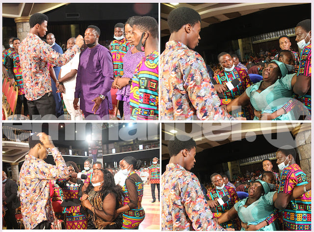 Anointing at TB Joshua's Synagogue of All Nations