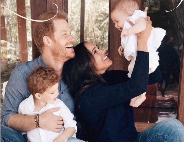 Archie, Harry, Meghan and Lilibet Diana