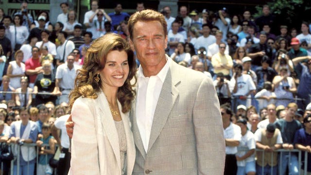 Arnold Schwarzenegger and Maria Shriver