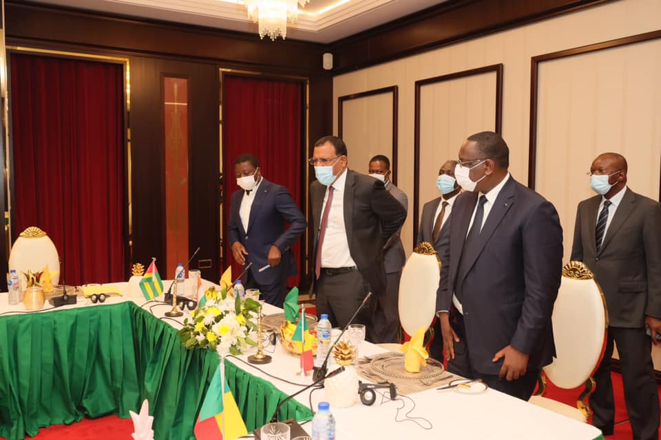 Some of the ECOWAS leaders at the dinner