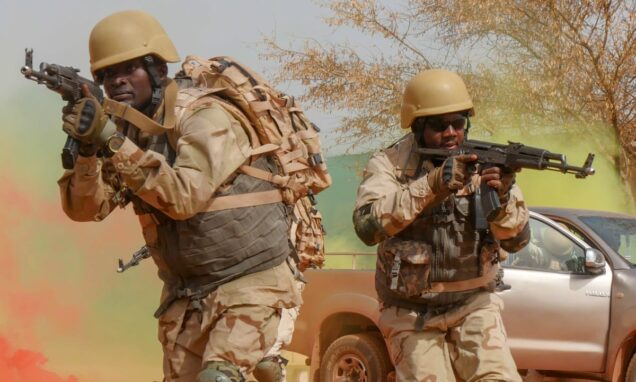 Burkina Faso soldiers
