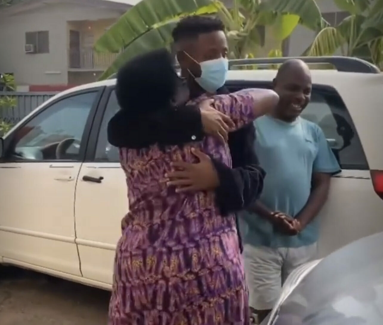 Chike-Ezekpeazu Osebuka with his mum