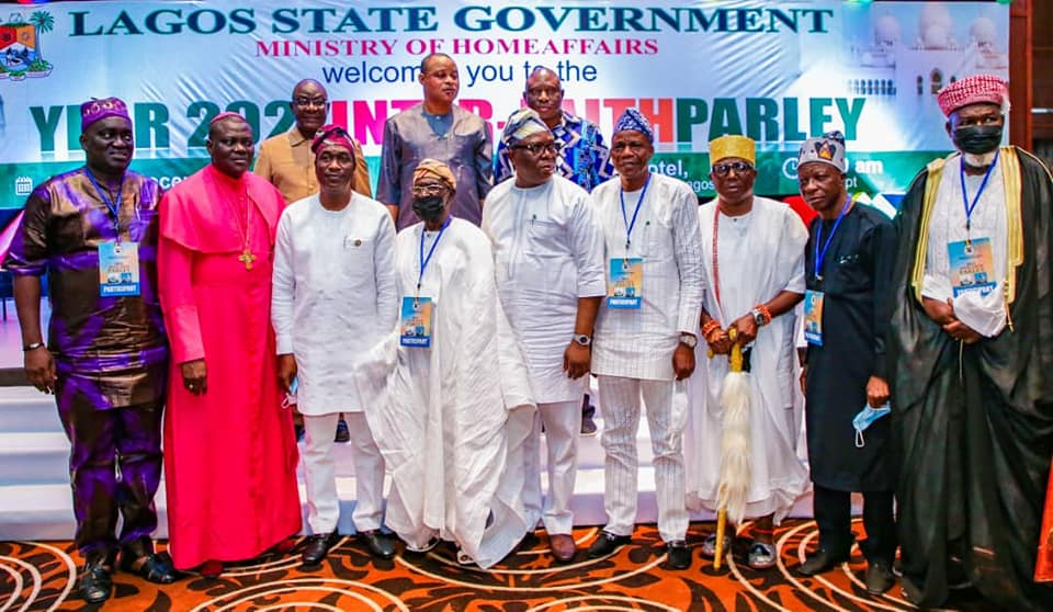 Discussants at the Inter Faith parley in Lagos