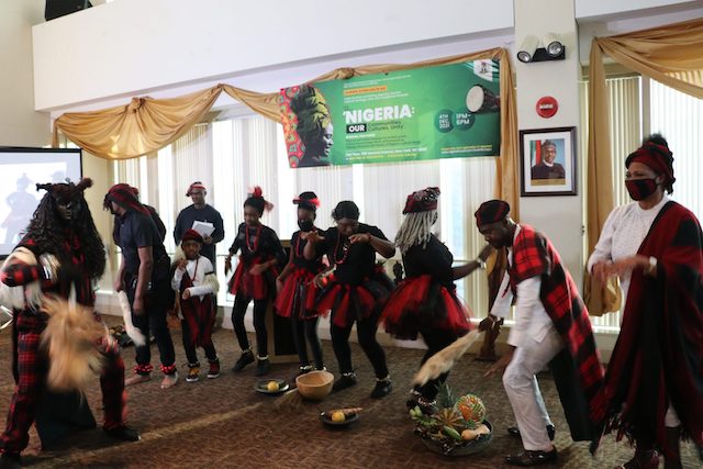 Idoma dancers at New York show 