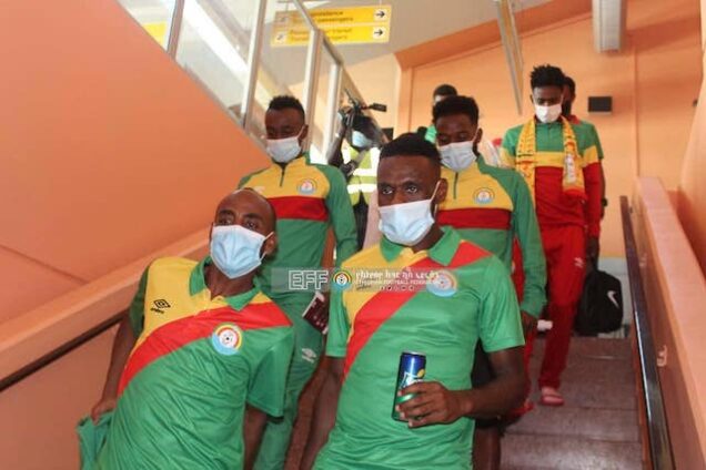 Ethiopian players arriving Yaounde on Sunday