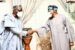 Former governor Ibrahim Shekarau with National leader of APC, Asiwaju Bola Ahmed Tinubu at the meeting in Lagos on Sunday