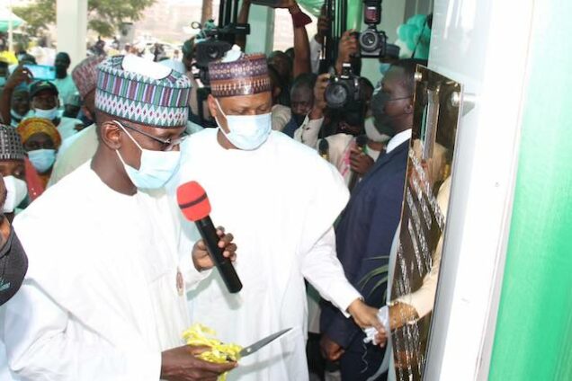 FCT Minister Bello opening office complex of the Abuja Property Development Company (APDC)