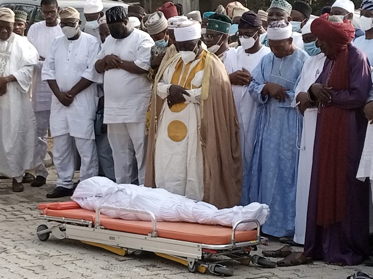 Funeral prayer for Justice Babalakin