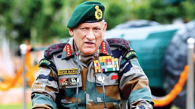 General Bipin Rawat aboard the crashed helicopter