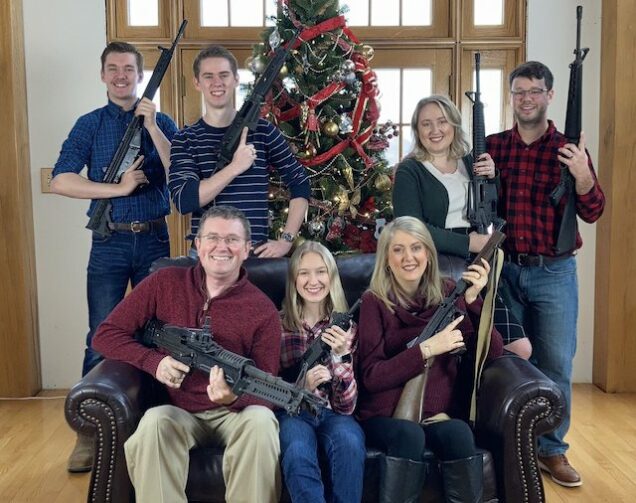 Gun fetish family: Kentucky Rep Thomas Massie and family