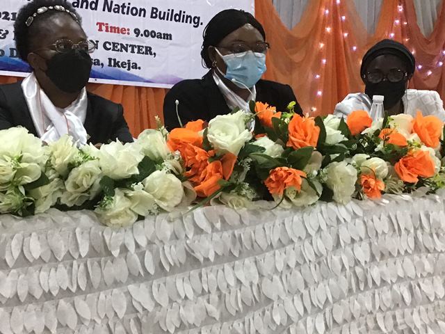 L-R: irector, Citizen's Right, Oluwatoyin Odusanya; Solicitor General and Permanent Secretary, Ministry of Justice, Titilayo Shita-Bey and Director of Public Prosecution, DPP, Olayinka Adeyemi at the event
