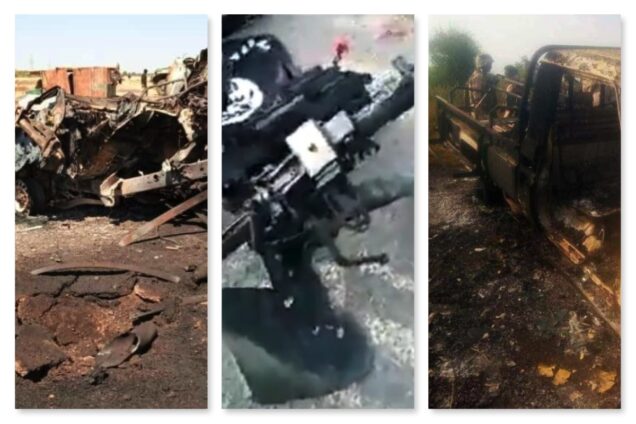 ISWAP equipment destroyed by the military in Rann