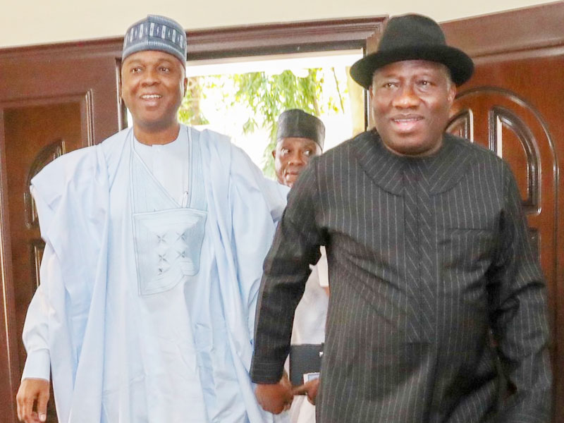 Goodluck Jonathan and Bukola Saraki