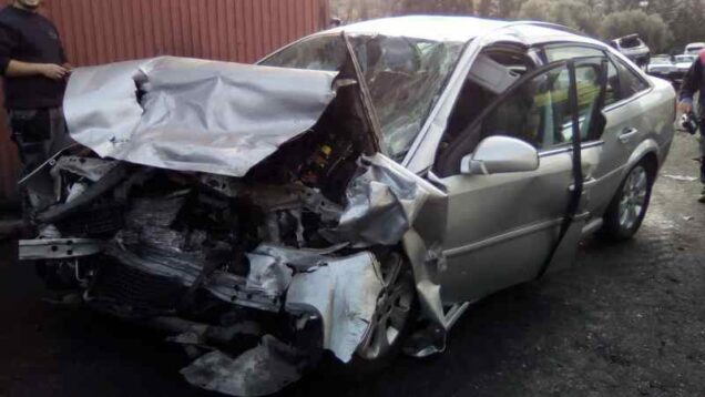 Just for illustration: Crashed Opel Vectra
