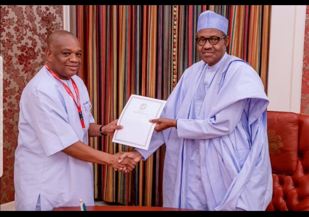 Orji Kalu and President Buhari